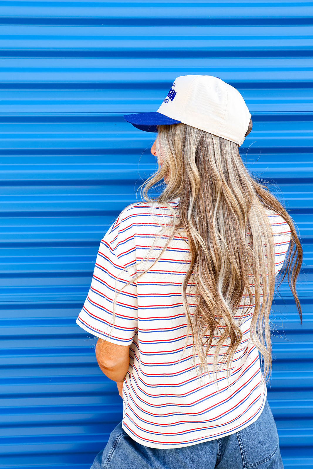 Sweet Like Stripes Tee-Cream