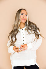 Toasted Cream Henley