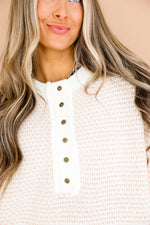 Toasted Cream Henley