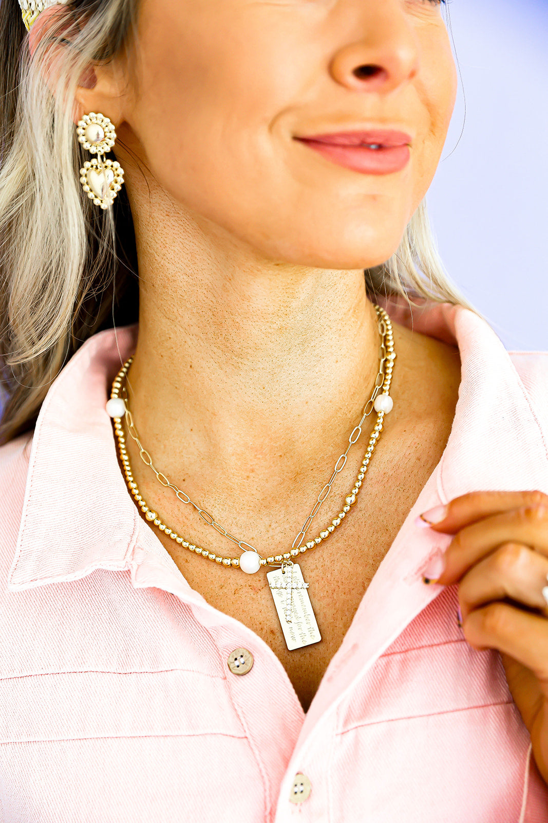 Prayer Necklace With Cross