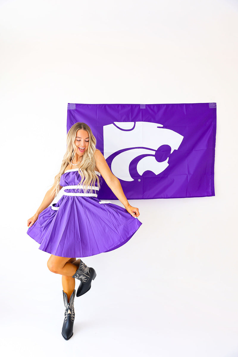 My Gameday Dress-Purple