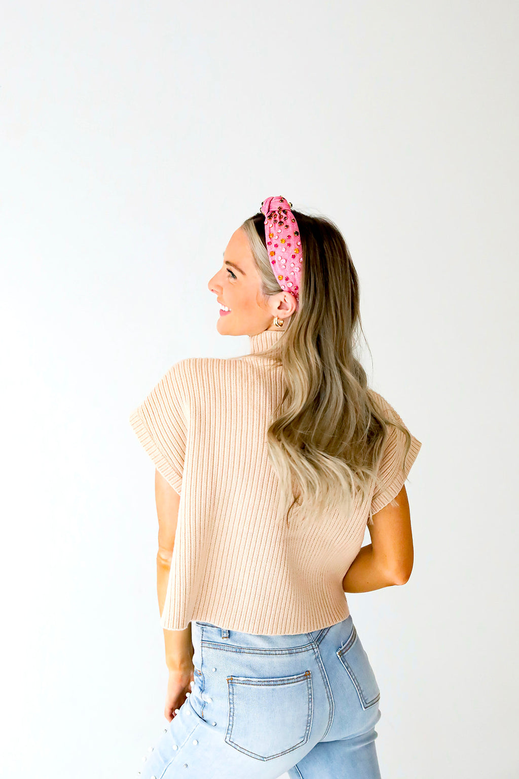 RESTOCK: Just Passing Through Sweater Top-Taupe