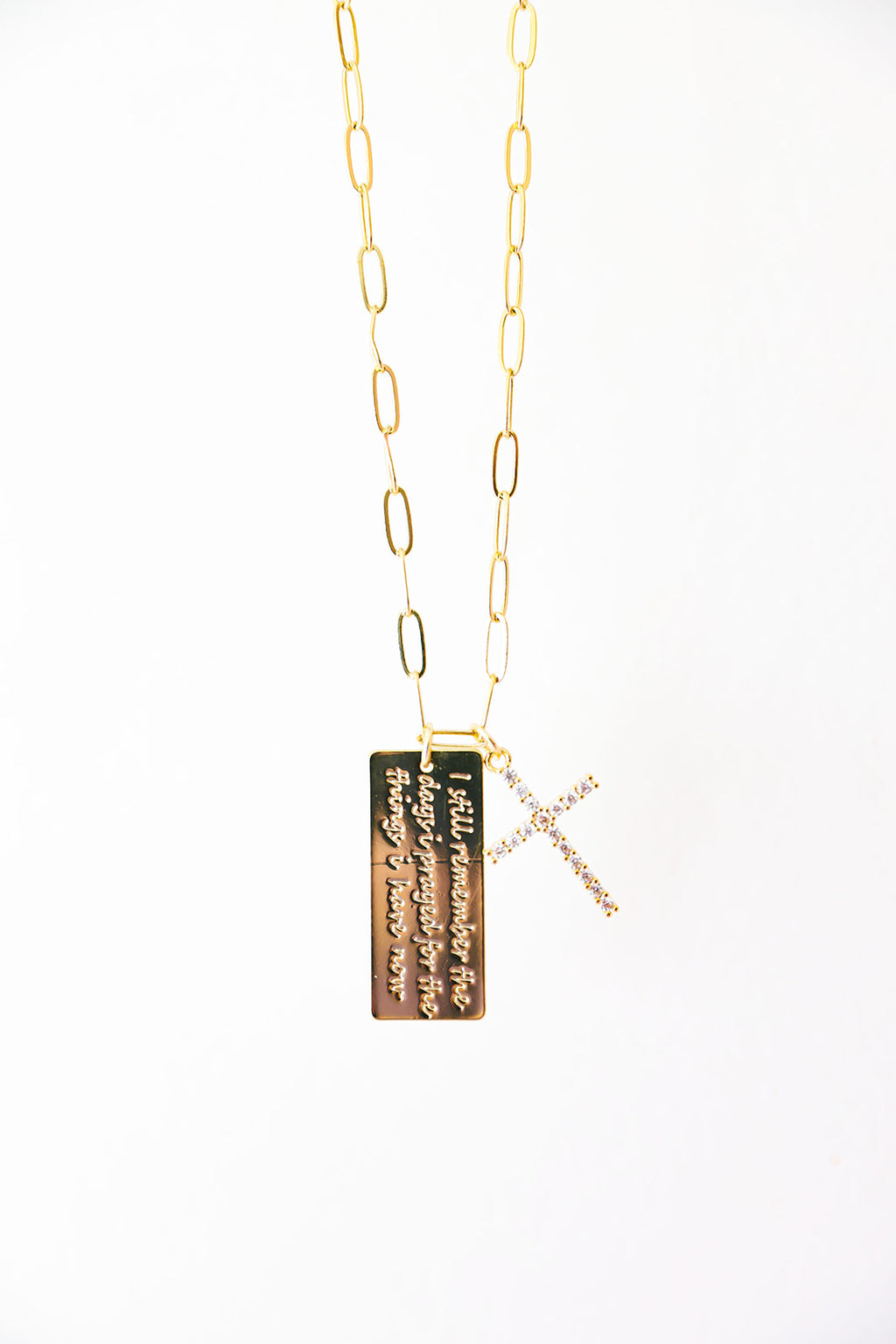 Prayer Necklace With Cross