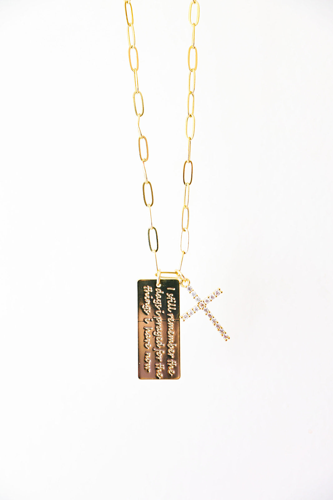 Prayer Necklace With Cross