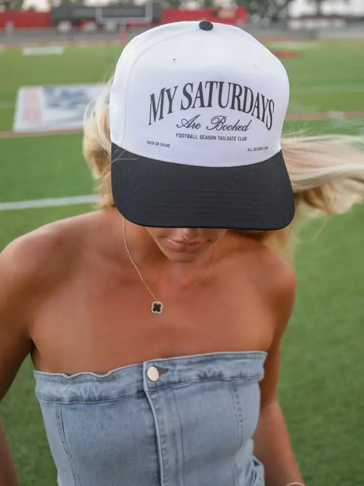 My Saturdays Are Booked Trucker Hat