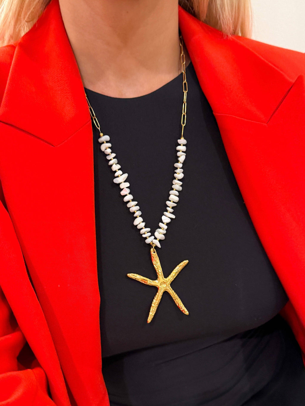 Starfish Beaded Necklace