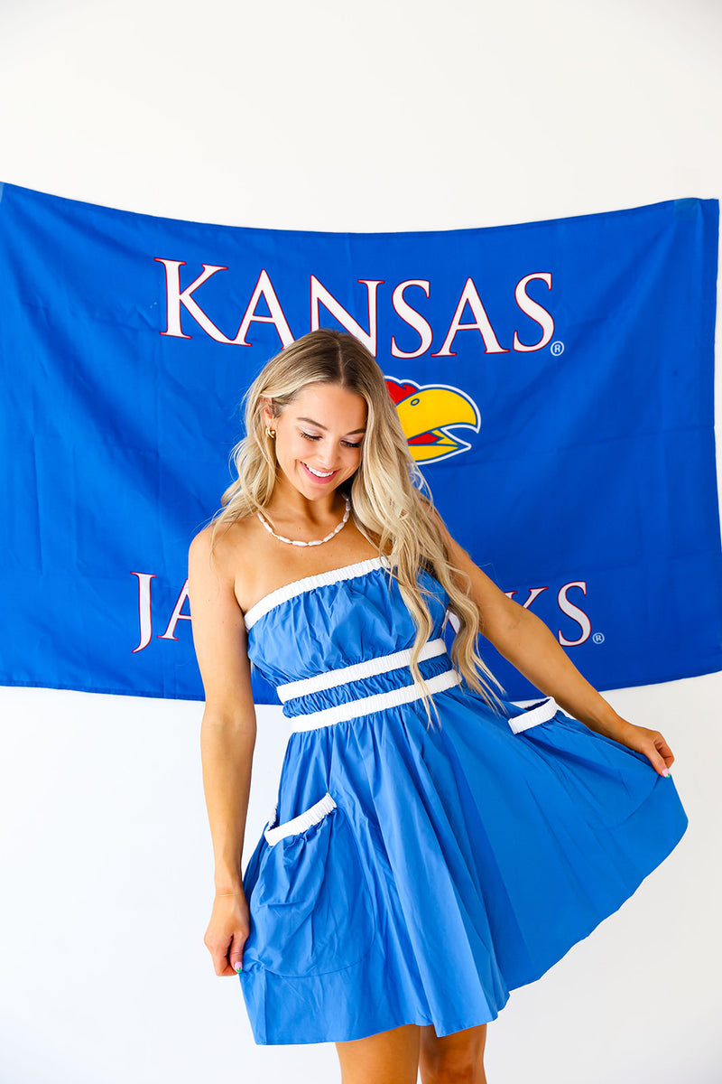 My Gameday Dress-Blue