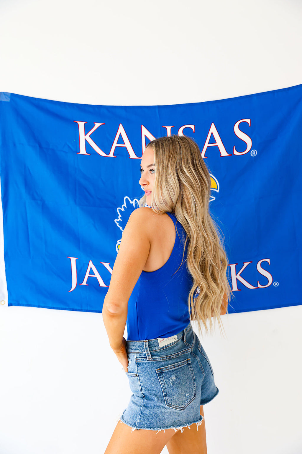 Kansas Jayhawks High Neck Bodysuit