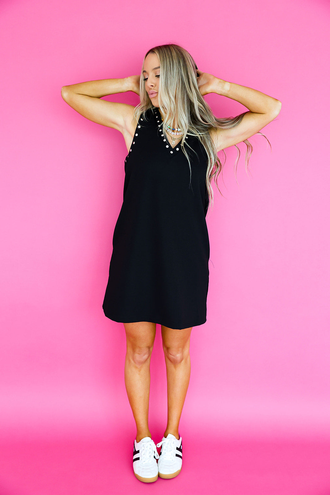 Studded Intentions Dress – Black