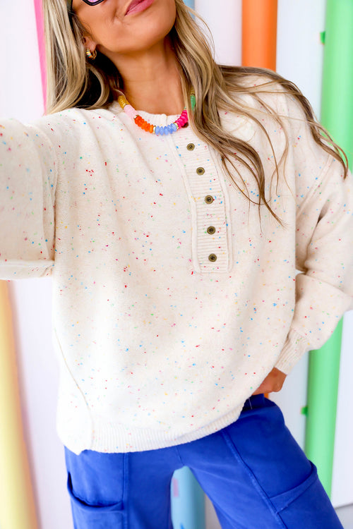 Sprinkled With Fun Henley *Restock*