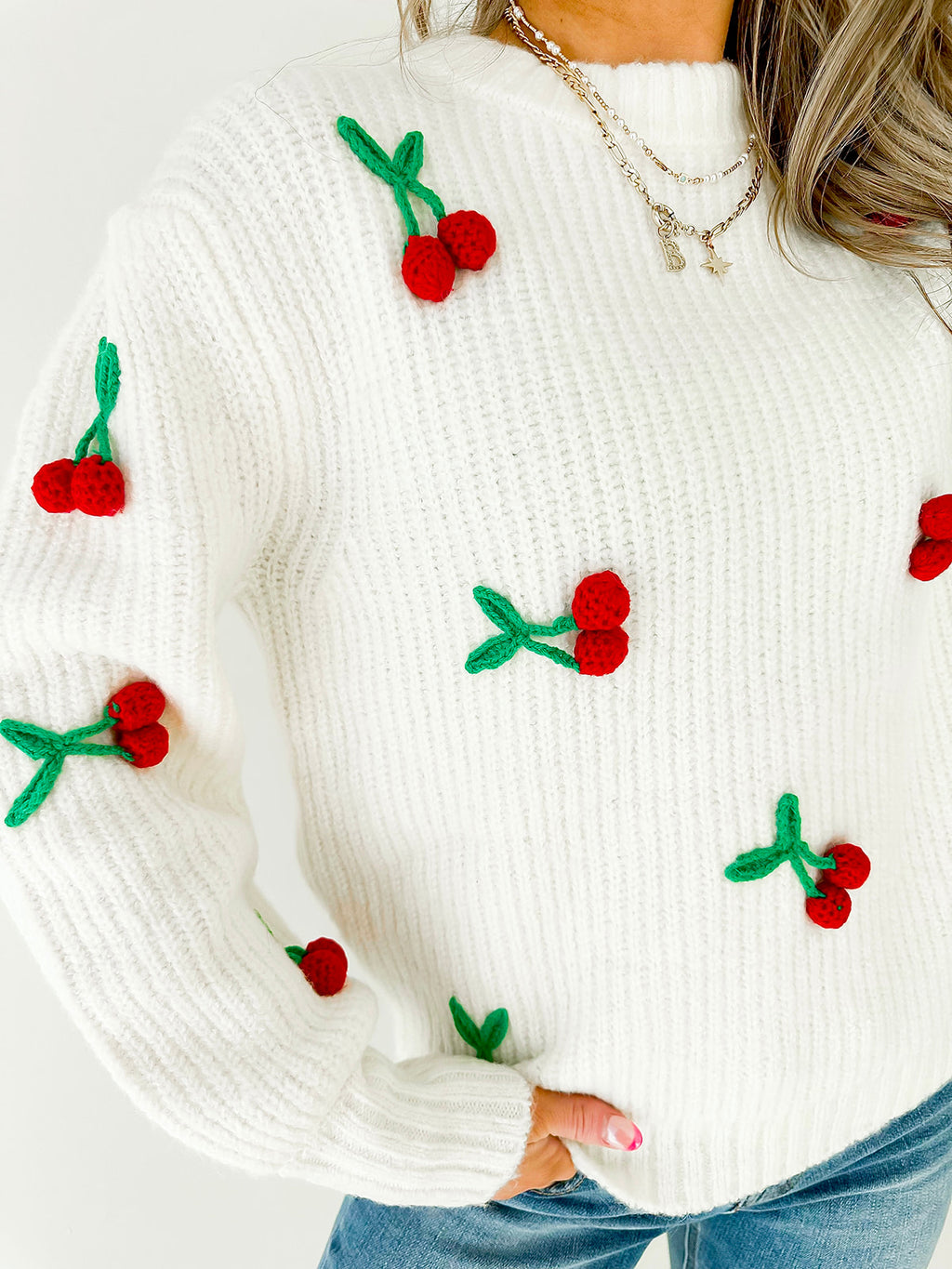 Sweet As A Cherry Sweater
