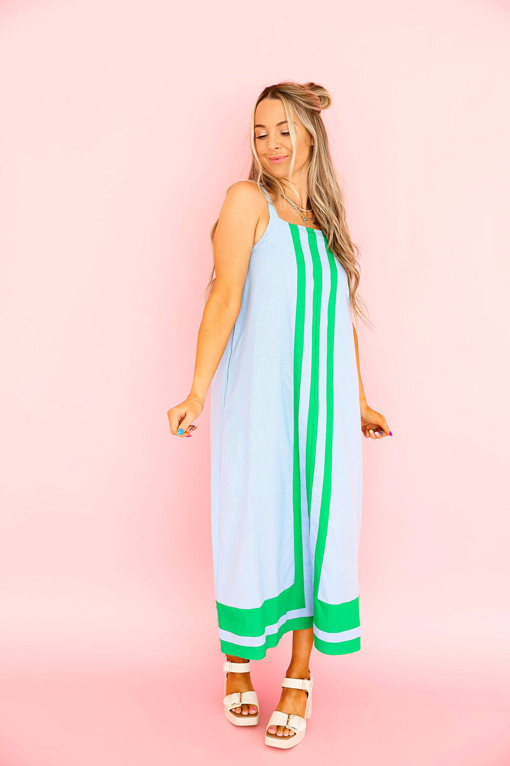 Stripe Me Lucky Dress