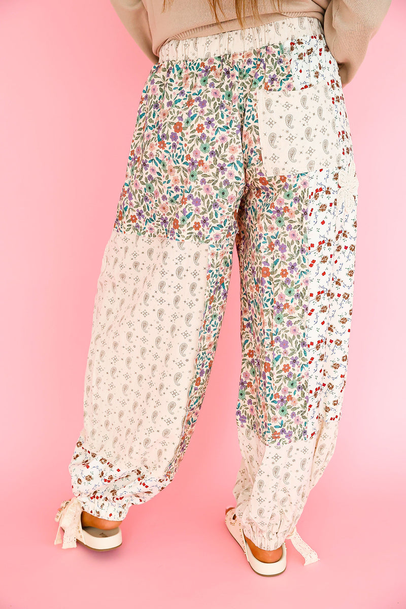 Petals & Paisley Pants