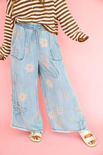 Falling Petals Pants