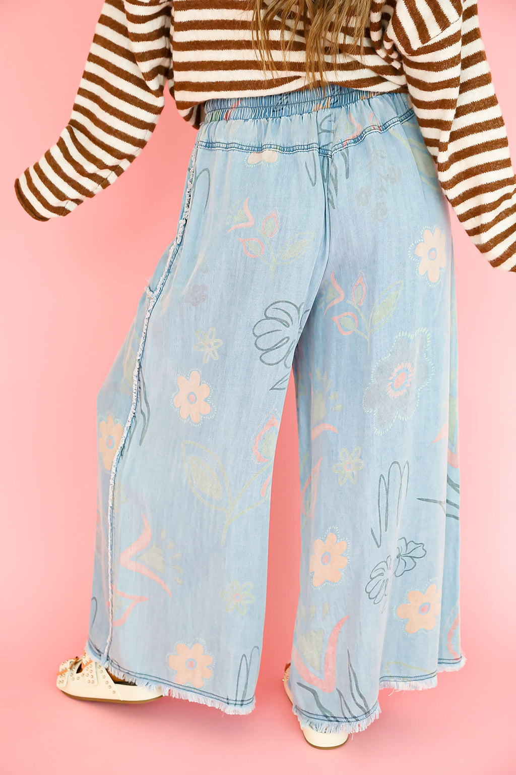 Falling Petals Pants