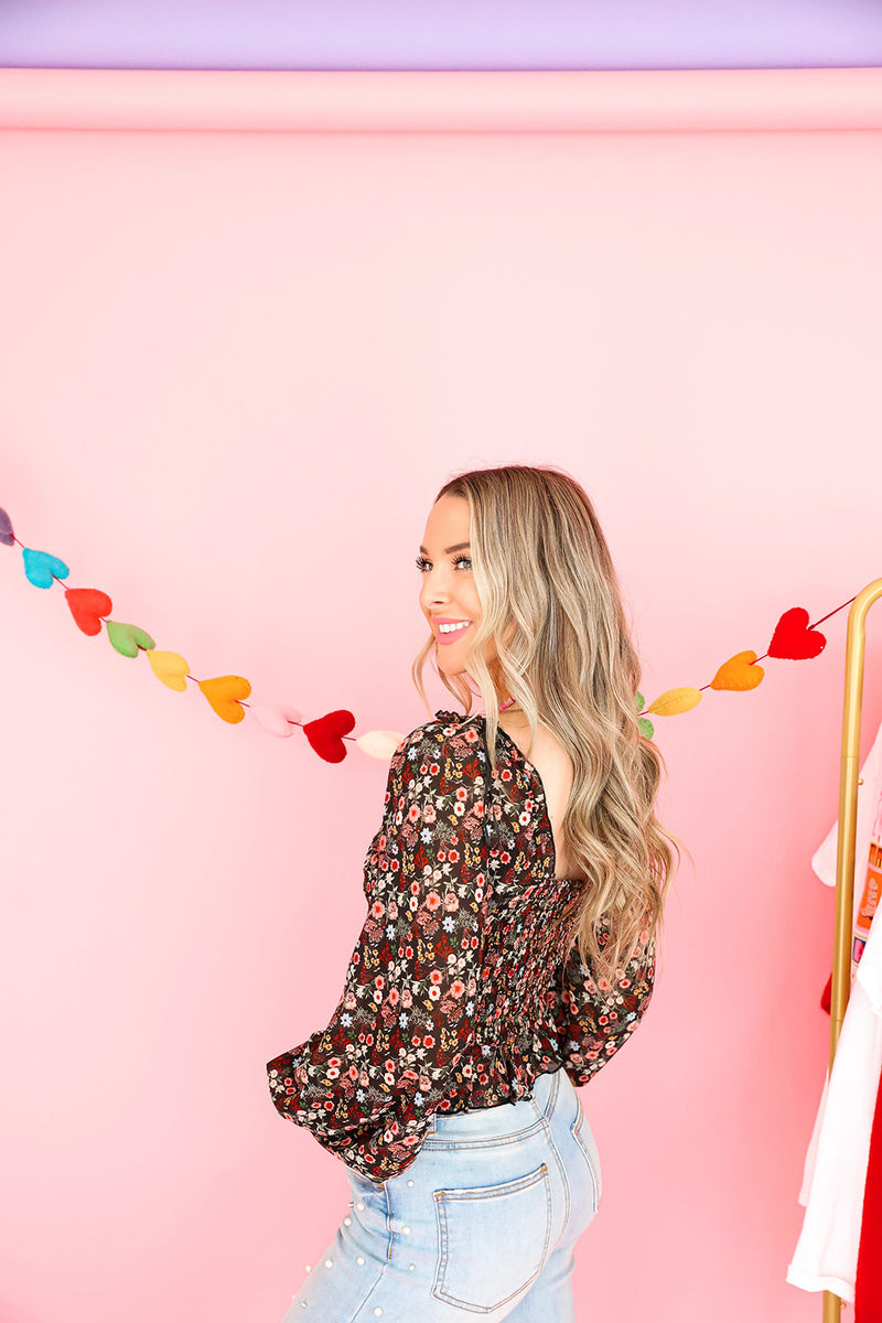 Date Night Feels Floral Top