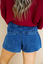 City Stroll Denim Shorts – Dark Wash