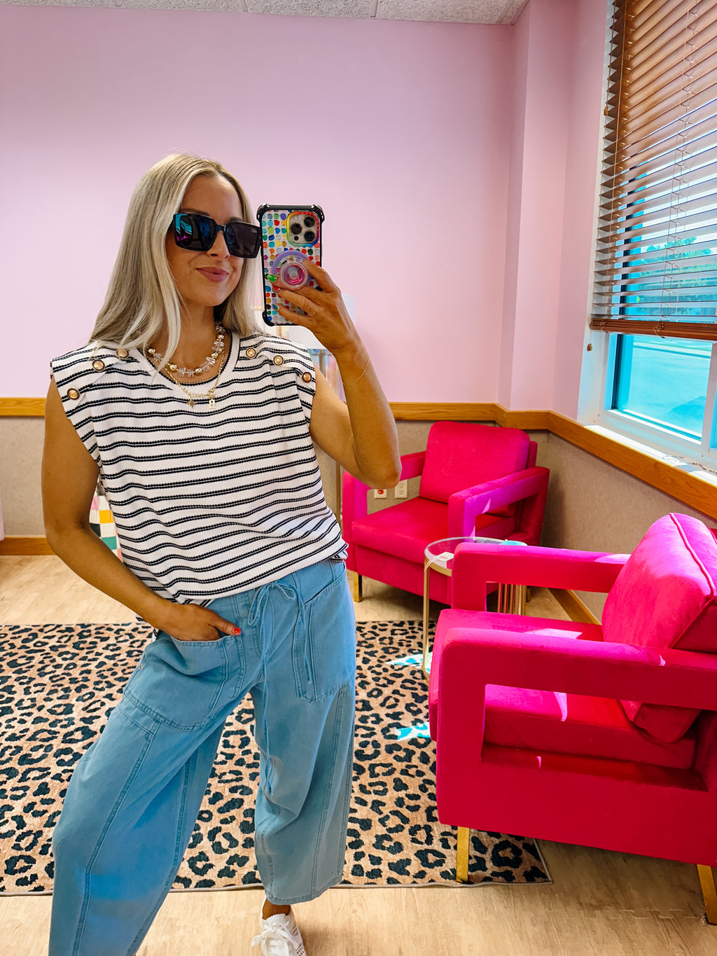 Set The Standard Striped Top