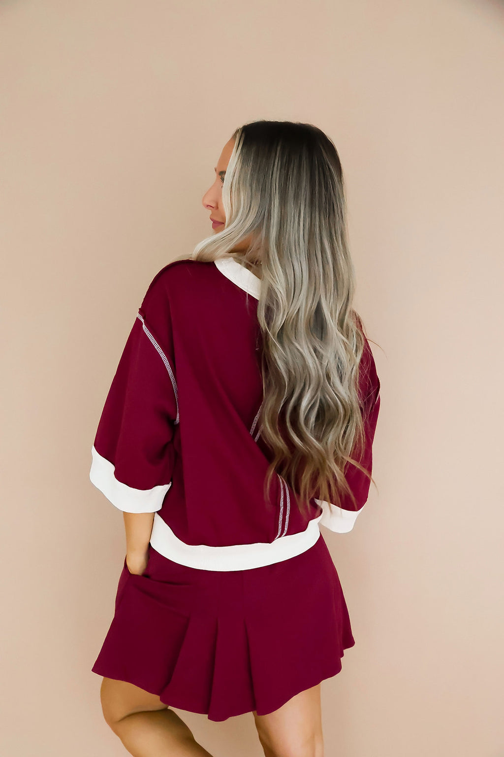 The Chill Mode Set – Burgundy