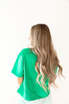 Good As Green Crewneck Top