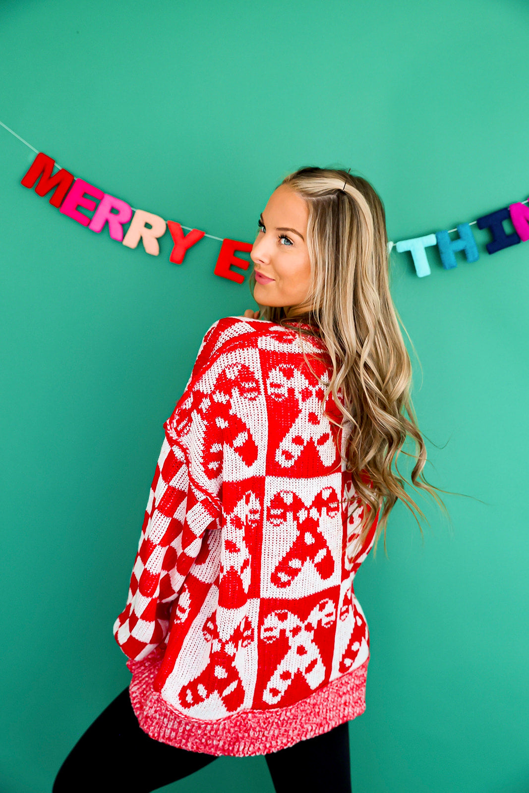 Candy Cane Cutie Sweater