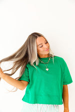 Good As Green Crewneck Top