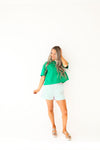 Good As Green Crewneck Top