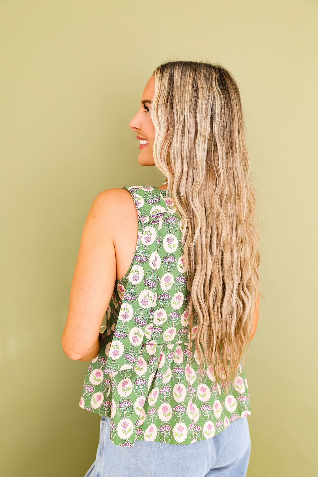 Garden Stroll Top – Green