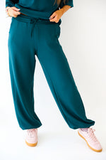 Scuba Luxe Joggers- Dark Green