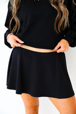 Scuba Luxe Skort- Black