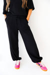 Scuba Luxe Joggers- Black