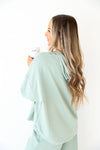 Scuba Luxe Sweatshirt – Sage Green