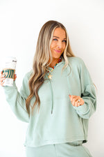 Scuba Luxe Sweatshirt – Sage Green