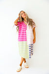 Bright Ideas Striped Midi Dress