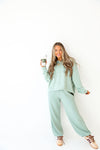 Scuba Luxe Joggers- Sage Green