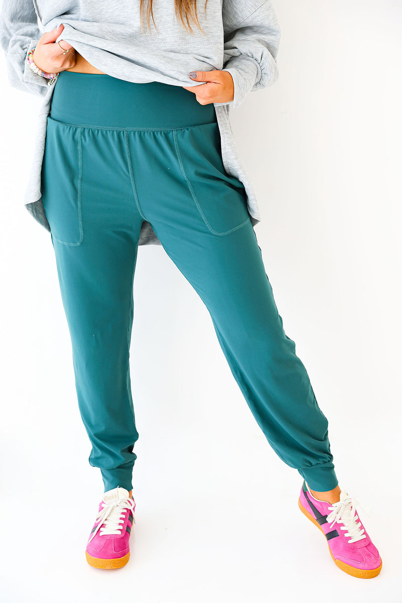 Buttersoft Joggers – Everglade Green
