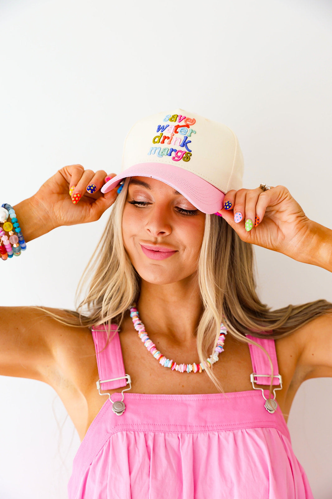 Save Water Drink Margs Embroidered Trucker Hat