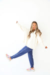 Everyday V-Neck Pullover – Ivory