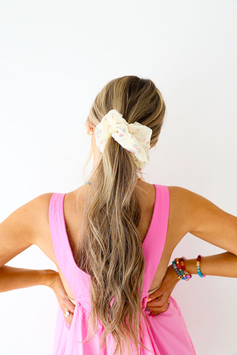 Floral Fizz Scrunchie