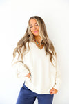 Everyday V-Neck Pullover – Ivory