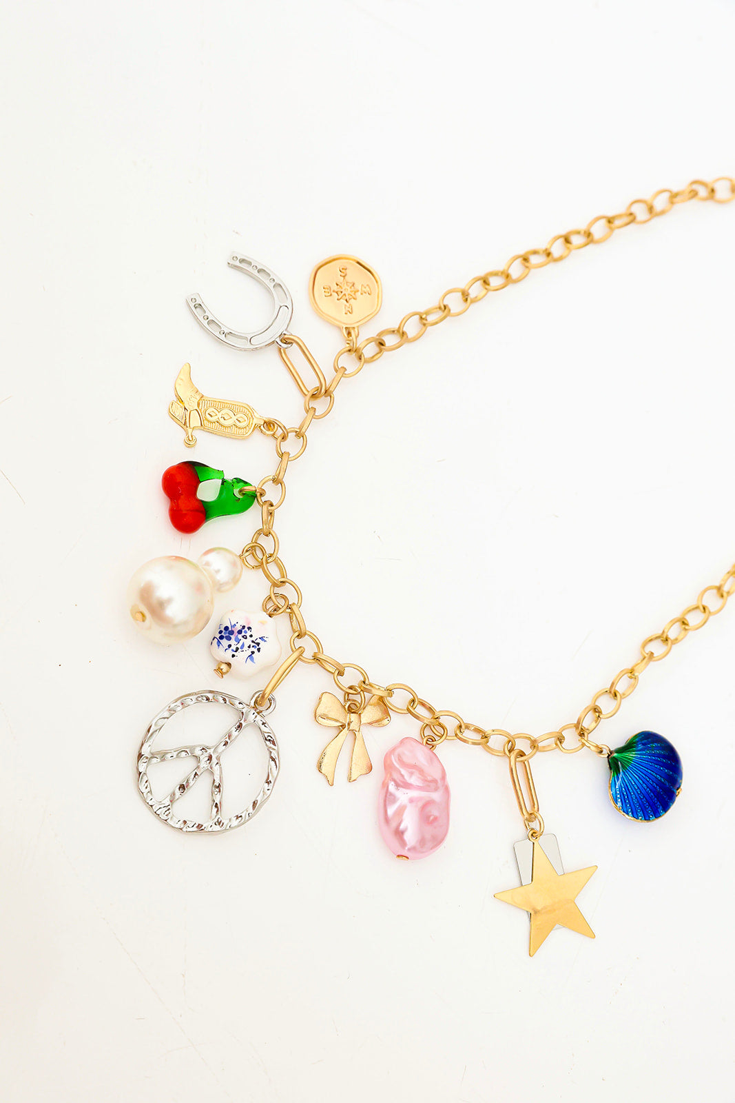 Golden Rule Charm Necklace