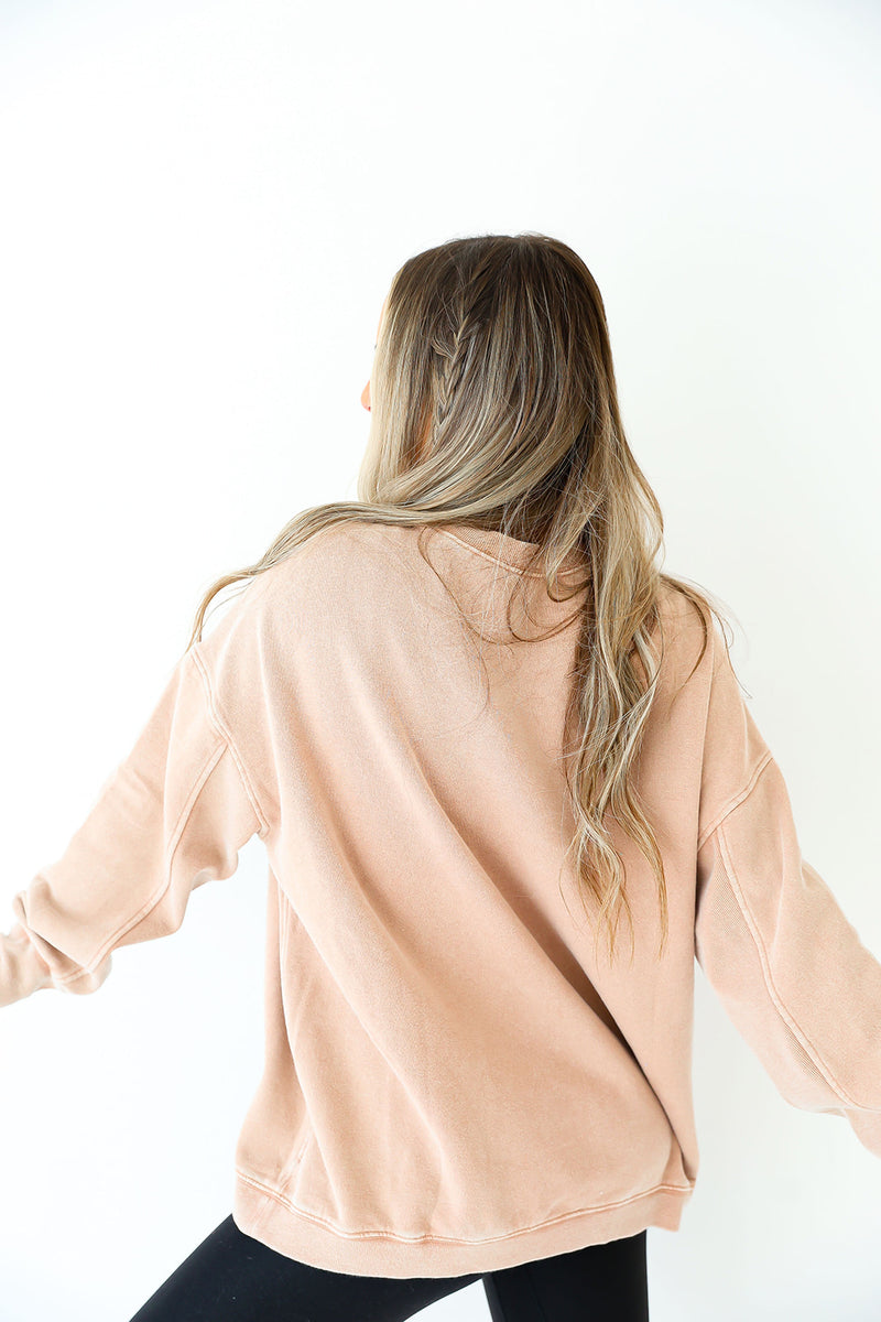 Everyday Crewneck -Brown
