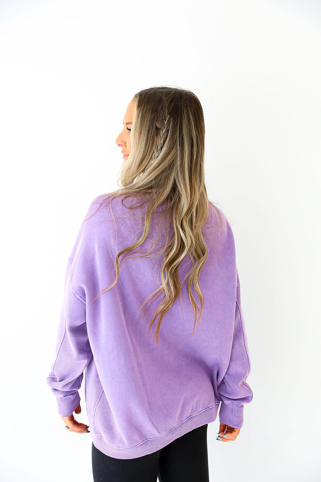 Everyday Crewneck -Purple
