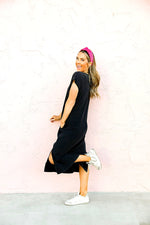 Simple And Sweet Dress-Black