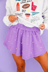 Lounge Luxe Skort- Purple