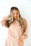 Scuba Luxe Crewneck- Taupe