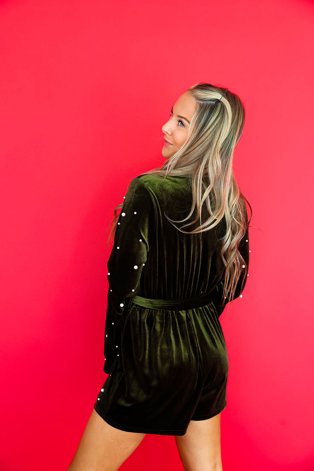 Velvet Glow Romper
