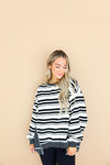 Stripe A Pose Pullover-Black/White (PREORDER SHIPS SEPT 6-10)