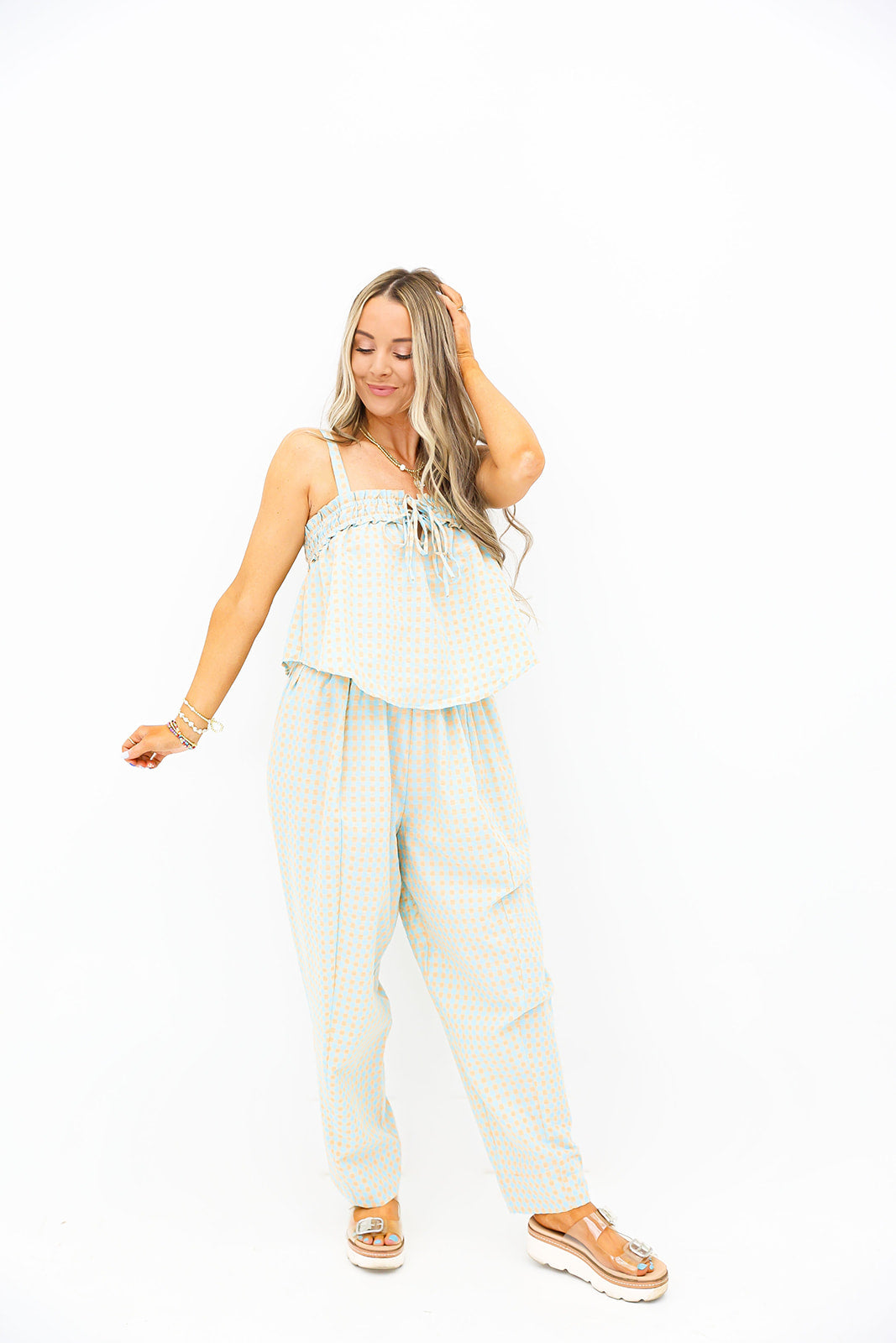 Brunch For Two Gingham Set