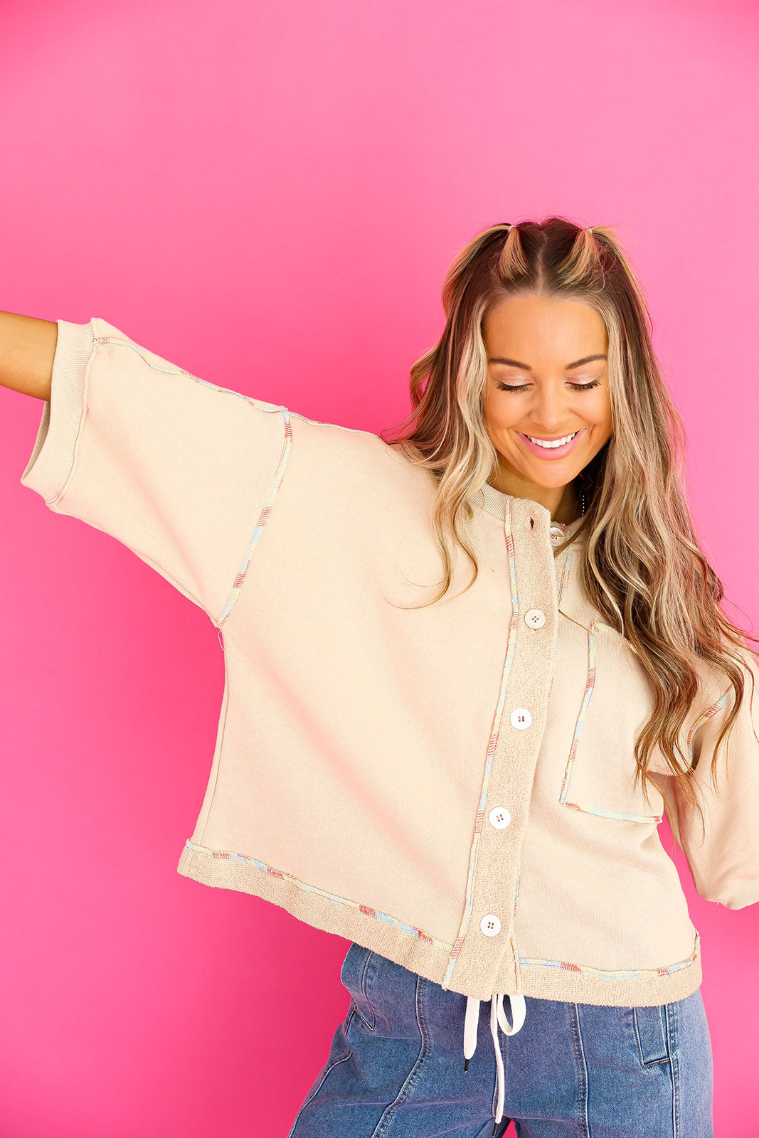 Everyday Confetti Button-Up